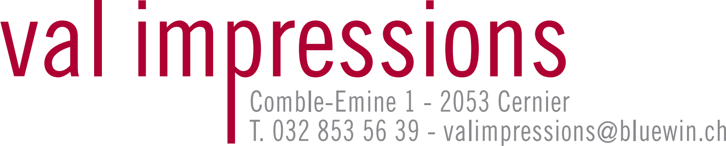 Val Impressions — Rue de Comble-Emine 1, 2053 Cernier, 032 853 56 39